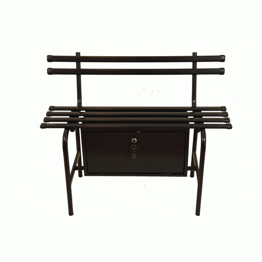 Klupa sa naslonom i kasetom