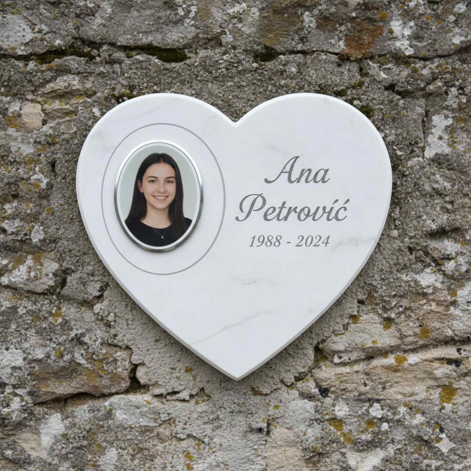 Spomen Ploča u obliku srca – od Prilepa Belog